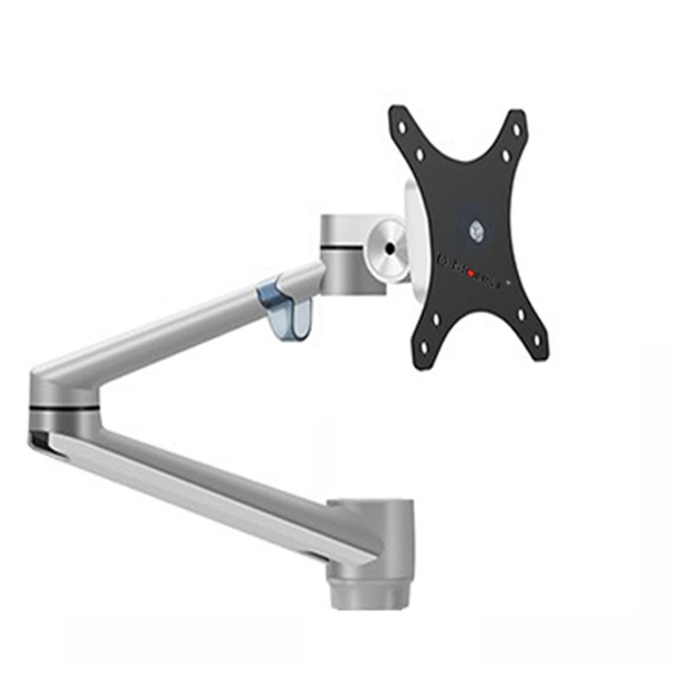ADBWEKKF OL-3L OL-3T DIY Part 32" Monitor Tray with Long Arm Aluminum Desktop Accessory Part Silver Black Rotate 360 Full Motion Tilt(Gray)