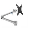 ADBWEKKF OL-3L OL-3T DIY Part 32" Monitor Tray with Long Arm Aluminum Desktop Accessory Part Silver Black Rotate 360 Full Motion Tilt(Gray) view 1
