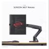 ADBWEKKF F100A Gas Spring Arm 22-35 Inch Screen Monitor Holder 360 Rotate Tilt Swivel Desktop Monitor Mount Arm 2-13kg USB3.0 Ports(with 200X100) view 2
