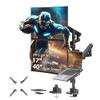 AVLT Laptop & Dual 40 Inch Stacking Monitor Arm Pole Top Mount with USB-C USB-A Ports-Black, Supports 26.4 lbs (12kg), Ultrawide Screen Fit, VESA Compatible, Multi-Screen, Ergonomic Workspace Upgrade view 1