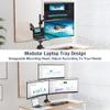 AVLT Laptop & Dual 40 Inch Stacking Monitor Arm Pole Top Mount with USB-C USB-A Ports-Black, Supports 26.4 lbs (12kg), Ultrawide Screen Fit, VESA Compatible, Multi-Screen, Ergonomic Workspace Upgrade view 2