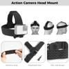 3-in-1 Action Camera Mount Kit with Head, Chest, & Neck Straps, Hands-Free Vlogging & Selfie Setup, Universal Camera & Phone Holder for Hero/Insta360/Xiaomi view 4