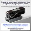 AOOSTAR AG02 External GPU Dock Station with USB4+OCULINK Ports and 800W PSU,EGPU Suitable for Graphics Cards Under 600W Power,eGPU Enclosure for RTX 4090, AMD RX 7900 XTX etc view 2