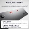 AOOSTAR AG02 External GPU Dock Station with USB4+OCULINK Ports and 800W PSU,EGPU Suitable for Graphics Cards Under 600W Power,eGPU Enclosure for RTX 4090, AMD RX 7900 XTX etc view 3