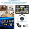 Cocar 19 Inch Wide Screen CCTV Monitor TFT LCD HD Display 1440x900 with HDMI VGA BNC AV USB Audio Ports Built in Speaker 12V 24V Power Adapter for Surveillance Camera DVR NVR view 4