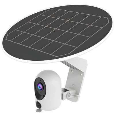 360 Hd Solar-Powered Security Camera, 4G Connectivity, Waterproof, No WiFi, 3Mp Resolution