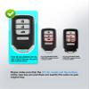 Remote2program Keyless Entry Remote Control Uncut Self-P rogrammable Car Key Fob Replacement for 2013-2015 Honda Accord, 2014-2015 Honda Civic ACJ932HK1210A (4BTN Smart Key/ACJ932HK1210A) view 2