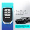 Remote2program Keyless Entry Remote Control Uncut Self-P rogrammable Car Key Fob Replacement for 2013-2015 Honda Accord, 2014-2015 Honda Civic ACJ932HK1210A (4BTN Smart Key/ACJ932HK1210A) view 3