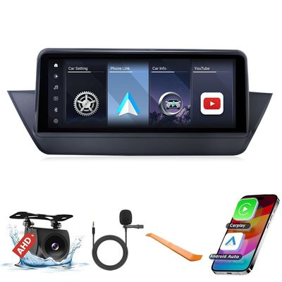 for BMW X1 E84 2009-2015 CIC/OEM NO Screen 10.25" Car CarPlay Android Auto Navigation Stereo GPS Radio Display IPS Touchscreen Headunit Tablet Media Player
