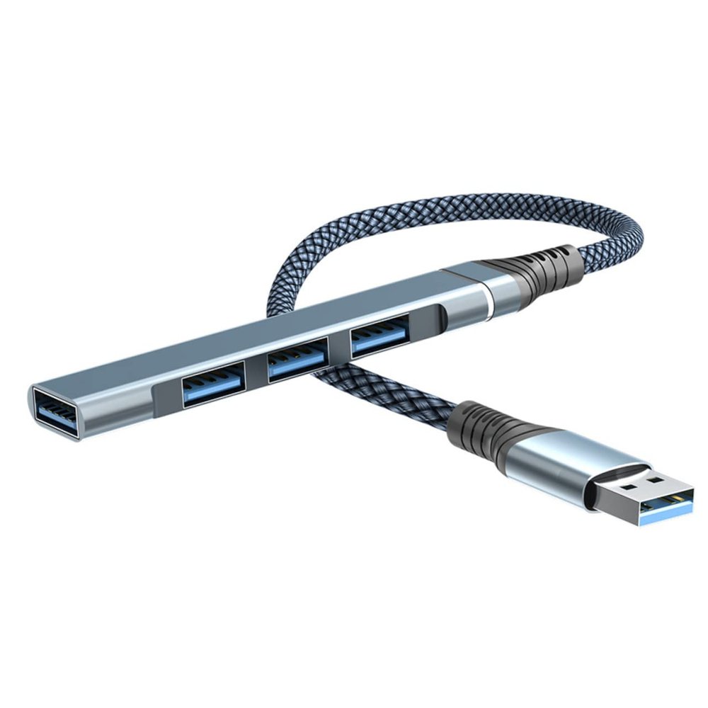 COHEALI USB Hub Port USB Adapter Compact USB Splitter for Laptops Multi USB Port Expander for Keyboard Mouse Webcam Printer and More Portable Design