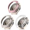 3 Pack Cases Compatible with Huawei Watch 5 46mm, Hard Bumper Case Shockproof Protective Cover for Huawei Watch 5 46mm, without Screen Protector (Beige/Pink/Clear) view 1