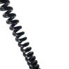 ACFFVBW Coiled Extension Cord, 2 Cores Power Telescopic Wire 1.5mm Square Stretch 1 Meter to 12 Meters Black Spiral Cable Pure Copper(Stretch 4 Meters) view 4