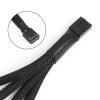 VCALDGFZ PC Fan Splitter 4 Pin PWM Fan Splitter Cable PC Case Fan Header Splitter(1 to 3) view 3