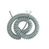 ACFFVBW Coiled Extension Cord, 4 Cores 22AWG Shrinkable Telescopic Wire Gray 0.3mm2 Cable 1 Meter 20 Meters Stretchable Cable(Stretch 2Meters) view 1