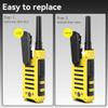 2 pcs Original Walkie Talkie Belt Clip Compatible with KETELESE Two Way Radio T1,T3,T4 view 4