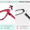 Eyekepper Huge Metalless Screwless Spring Hinges Blue Light Blocking Reading Glasses Women 6 Pack Cat Eye Computer Readers +1.00 view 3