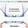 Eyekepper Huge Metalless Screwless Spring Hinges Blue Light Blocking Reading Glasses Women 6 Pack Cat Eye Computer Readers +1.00 view 4