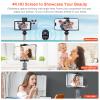 4.02" Magnetic Phone Vlog Selfie Monitor Screen, Bluetooth Remote, Back Camera Monitor for Vlog Live Stream TikTok, Wireless Connectivity, Compatible with Screen Mirroring Phone(Grey) view 3