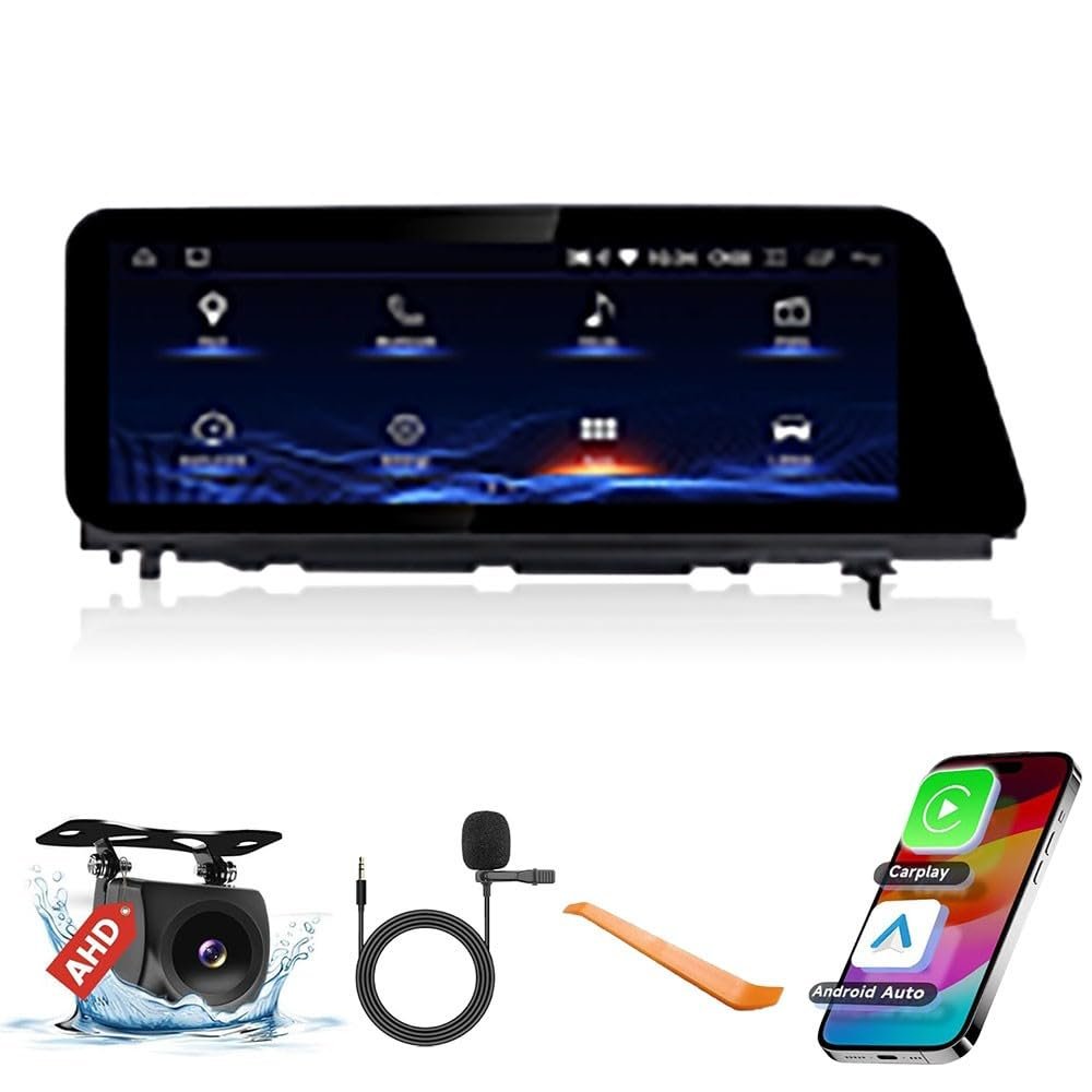 for Lexus RX 2016-2019 12.3" Octa Core 4G+32G Car CarPlay Android Auto Navigation Android Stereo GPS Radio Display IPS Touchscreen Headunit Tablet Media Player(V1)