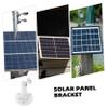 STOBOK Adjustable Solar Panel Bracket for Security Cameras Wall-Mounted ABS Plastic Solar Panel Stand for Trail Cameras and Outdoor Monitoring view 4