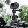 BAIMOQI Handlebar clamp 360 Degree Adjustable Handlebar Mount for Action Cameras with Secure Grip and Easy Operating view 2