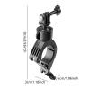 BAIMOQI Handlebar clamp 360 Degree Adjustable Handlebar Mount for Action Cameras with Secure Grip and Easy Operating view 4