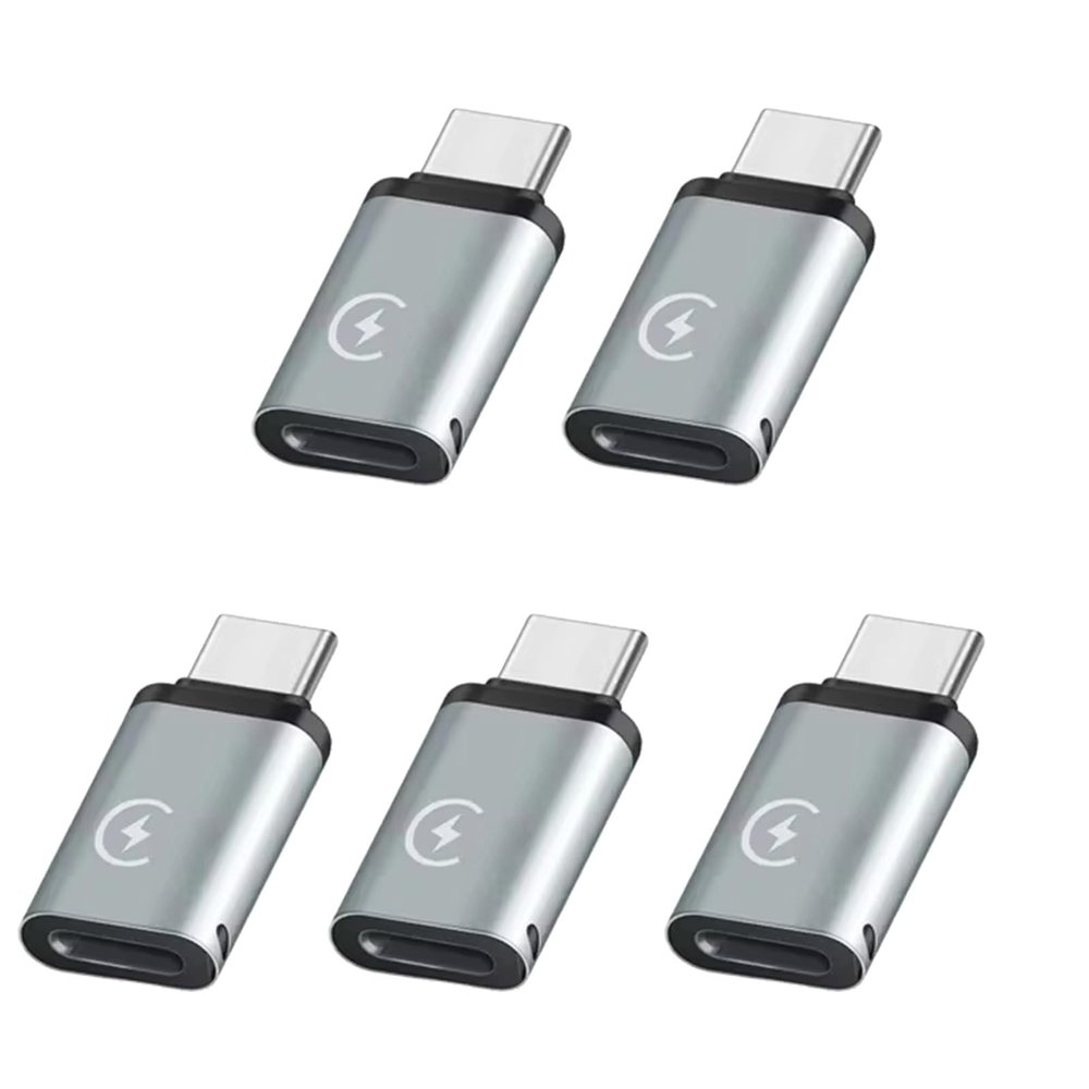 BAIMOQI 8Pin Adapter Aluminum Alloy 8Pin Female to Type C Male Adapter for Device Connectivitys and Fast Charging