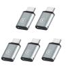 BAIMOQI 8Pin Adapter Aluminum Alloy 8Pin Female to Type C Male Adapter for Device Connectivitys and Fast Charging view 1