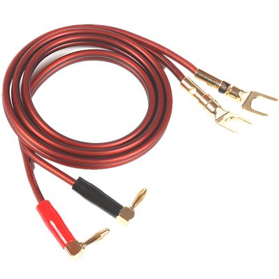 10 Foot 12 Awg Speaker Cable With Banana Plugs, High-Quality Audio Wire For Home Audio & Theater Systems