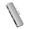 Aluminum USB Hubs Docking Stations for Pro4 5 6 Featuring 4K@30Hz Output and Card Slots view 1