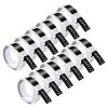 12 Pack Cruxer Replacement for Dymo A521209 3D Embossing Tape 12mm x 3m White on Black Self-Adhesive Embossed Label Replacement for Office Mate II 1540 154000 Organizer Xpress Pro 1575 Label Maker view 1