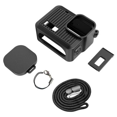 BAIMOQI Silicones Cases Silicone Sleeve and Tempereds Glass Screen Protectors Kits for Camera Black with Full Protections