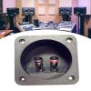 2 Way Speakers Box Clamp, Home Car Stereoes Binding Post Square Spring Cup Connectors Speakers Junction Box Back Panel view 2