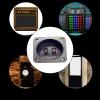 2 Way Speakers Box Clamp, Home Car Stereoes Binding Post Square Spring Cup Connectors Speakers Junction Box Back Panel view 4