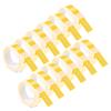 12 Pack Cruxer Replacement for Dymo A521208 3D Embossing Tape 12mm x 3m White on Yellow Self-Adhesive Embossed Label Replacement for Office Mate II 1540 154000 Organizer Xpress Pro 1575 Label Maker view 1