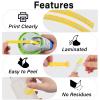 12 Pack Cruxer Replacement for Dymo A521208 3D Embossing Tape 12mm x 3m White on Yellow Self-Adhesive Embossed Label Replacement for Office Mate II 1540 154000 Organizer Xpress Pro 1575 Label Maker view 3