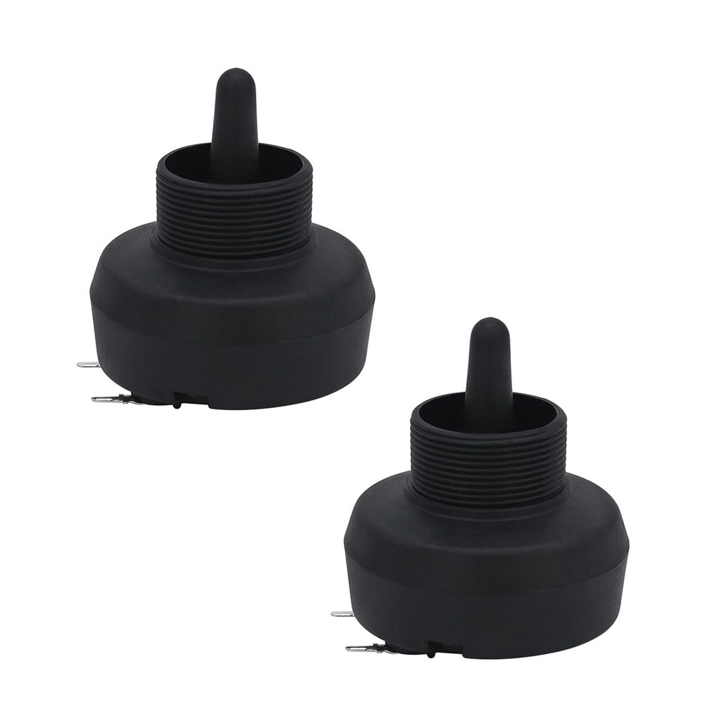 2Pcs 34mm Threaded Piezoelectric Ceramic Tweeter Stage Trolley Speakers Head Ceramic Power Horn Speakers Tweeter Accesso