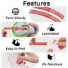 12 Pack Cruxer Replacement for A521202 3D Embossing Tape 12mm x 3m White on Red Self-Adhesive Embossed Label Replacement for Office Mate II 1540 154000 Organizer Xpress Pro 1575 Label Maker view 3