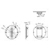Alloy Loudspeaker 10CM Ribbon Tweeter Horn 8Ohm 15W High Sensitivity Loudspeaker for Home Theater and Auditory Projects view 4