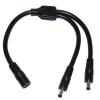 DC5521 Power Cable Female to 2xMale Connector 5.5x2.1mm Adapter Cord Wire for Security Cameras and Networking Devices view 4
