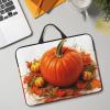 14in Laptop Sleeve Bag, Lightweight Waterproof Laptop Bag Shockproof Soft Carrying Case Fall Pumpkin Tablet Travel Cover with Handle for 13-14 Inch Notebook view 1