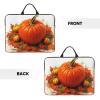 14in Laptop Sleeve Bag, Lightweight Waterproof Laptop Bag Shockproof Soft Carrying Case Fall Pumpkin Tablet Travel Cover with Handle for 13-14 Inch Notebook view 3