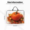 14in Laptop Sleeve Bag, Lightweight Waterproof Laptop Bag Shockproof Soft Carrying Case Fall Pumpkin Tablet Travel Cover with Handle for 13-14 Inch Notebook view 4