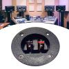 2 Way Speakers Box Clamp, Home Car Stereoes Binding Post Round Spring Cup Connectors Speakers Junction Box Back Panel view 2