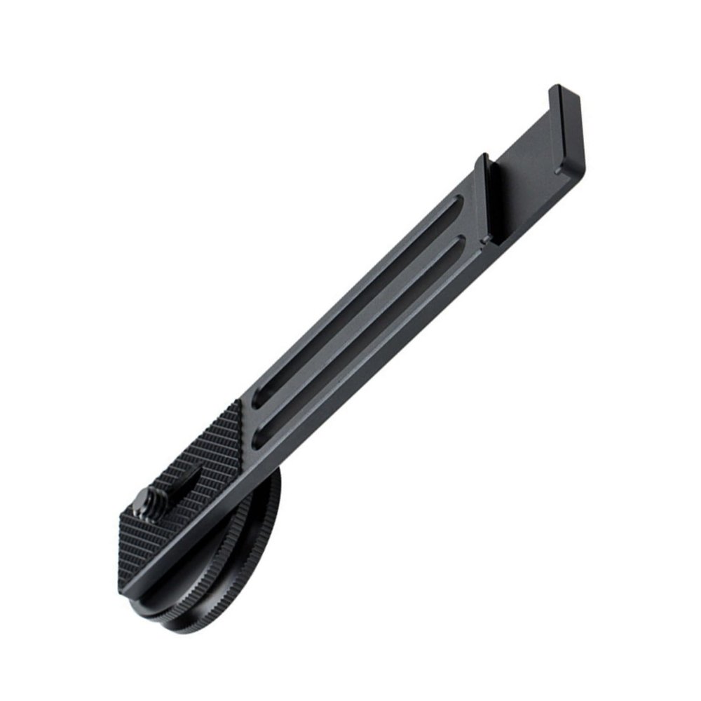 BAIMOQI Aluminum Alloy Camera Base Plate for Digital Cameras Cold Shoe Extension Bracket for Microphone or Light Mounting
