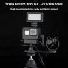 BAIMOQI Aluminum Alloy Camera Base Plate for Digital Cameras Cold Shoe Extension Bracket for Microphone or Light Mounting view 2