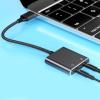 BAIMOQI USB Sound Adapter External Stereo Sound Card with 3.5mm Headphone Microphone Port Suitable for PC Laptop view 4