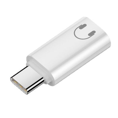 BAIMOQI USB C Adapter USB C to 8Pin Sound Adapter Type C Male to 8Pin Female Converters for Phone Pad Headphone Use Only
