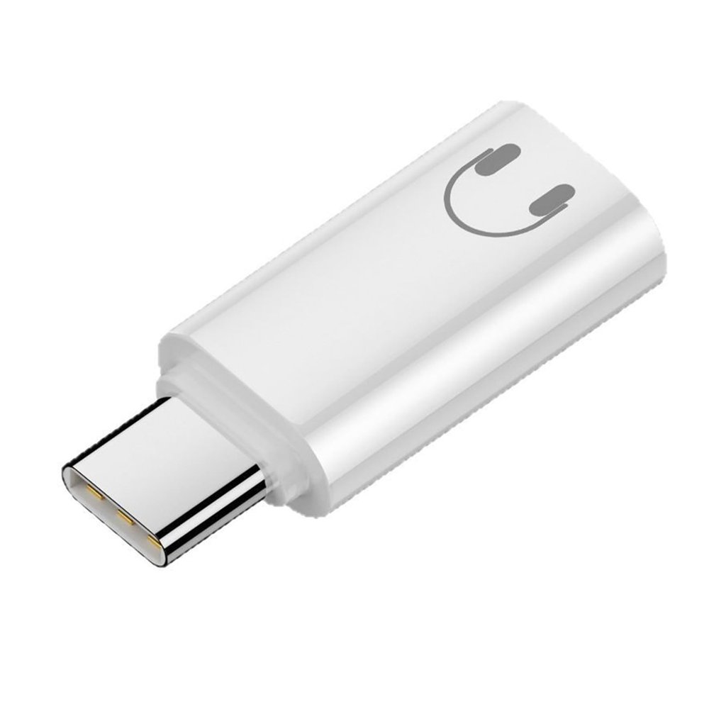 BAIMOQI USB C Adapter USB C to 8Pin Sound Adapter Type C Male to 8Pin Female Converters for Phone Pad Headphone Use Only