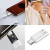 BAIMOQI USB C Adapter USB C to 8Pin Sound Adapter Type C Male to 8Pin Female Converters for Phone Pad Headphone Use Only view 2